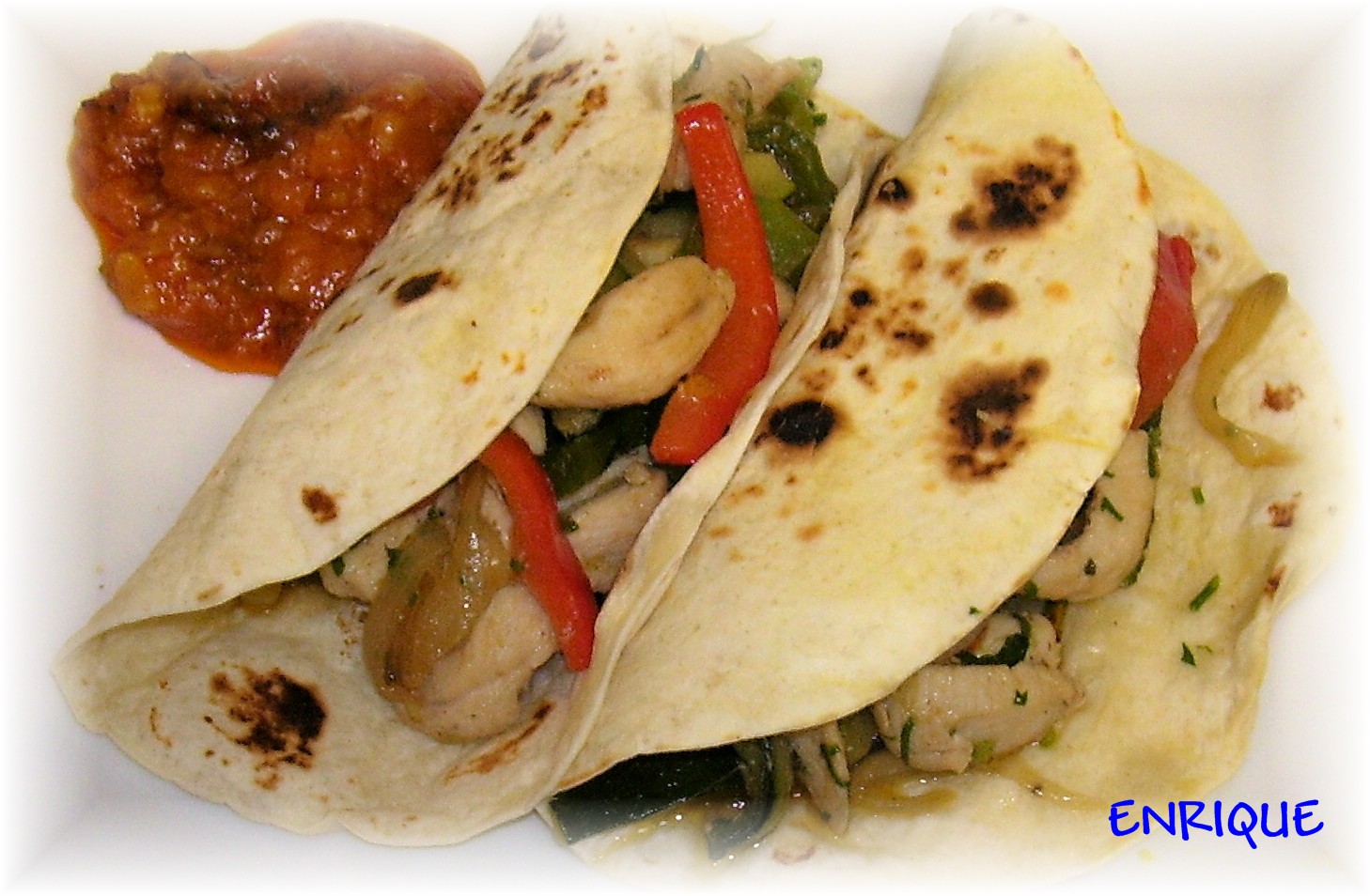 LA COCINA DE ENRIQUE FAJITAS DE POLLO