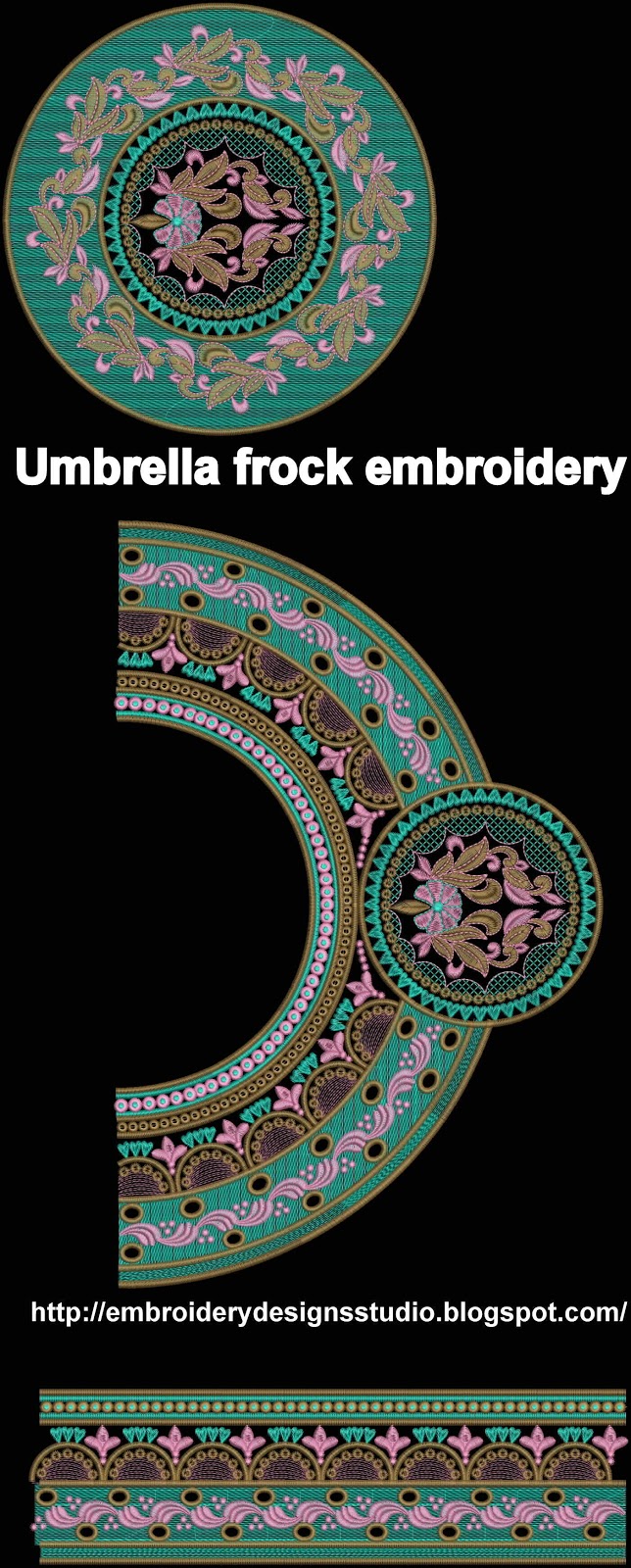 Latest neckline machine jessecmault for umbrella frock vol2