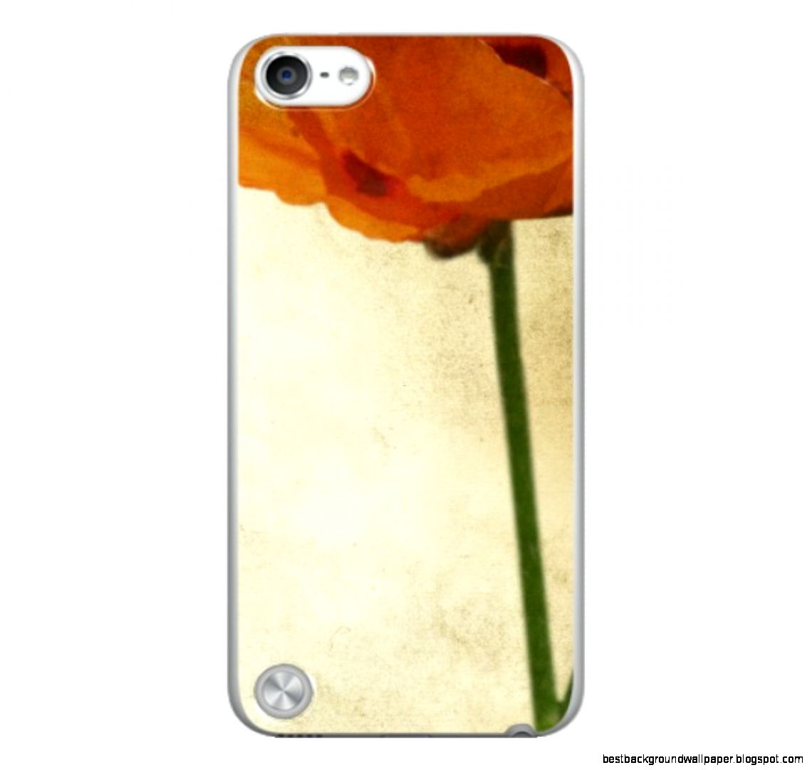 IPod Touch 5 Poppies Flowers Vinatge Case IPod Touch 5 Poppies Flowers Vinatge Case