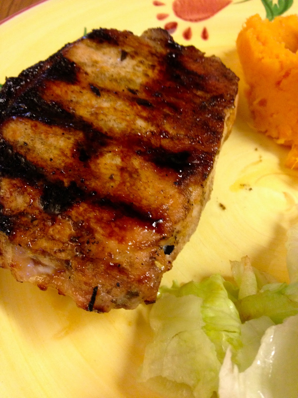 From Pasta to Paleo Grilled Honey Thyme Pork Chops