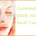 2 Summer face packs with Mint and Cucumber