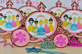 Disney Princess Baby Shower Invitations Cinderella, Snow White, Belle, Sleeping Beauty and Princess Tiana 