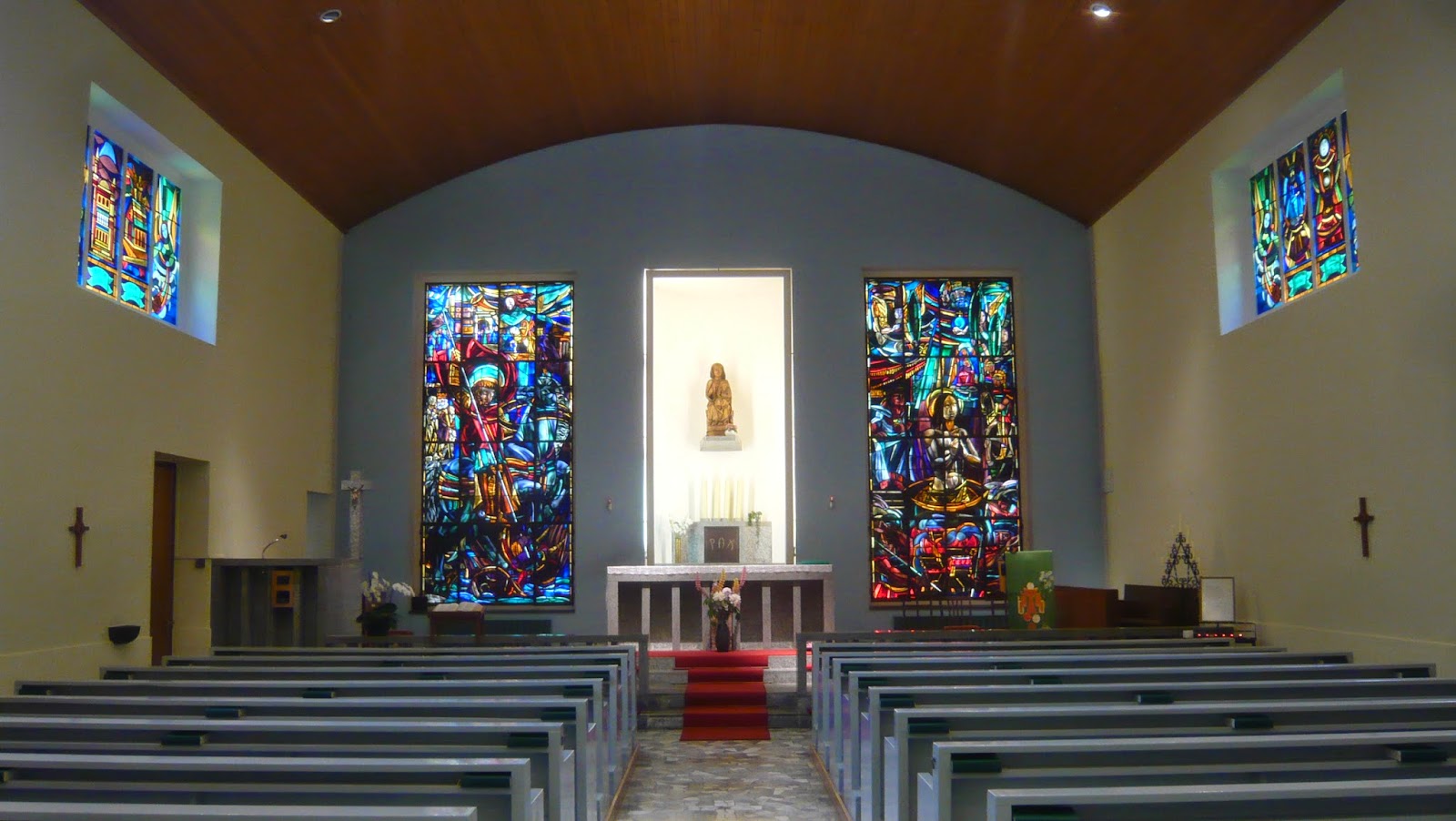 Between Sabbatical art pilgrimage NotreDame du Bon Conseil Lourtier