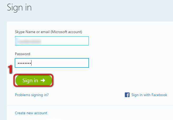 how to sign in to skype for business online