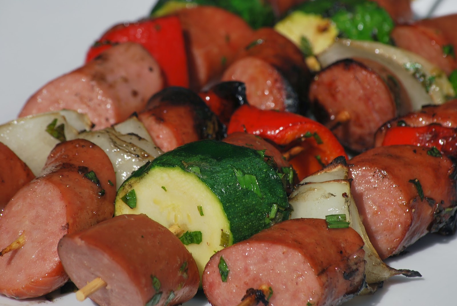 My story in recipes Turkey Sausage Skewers