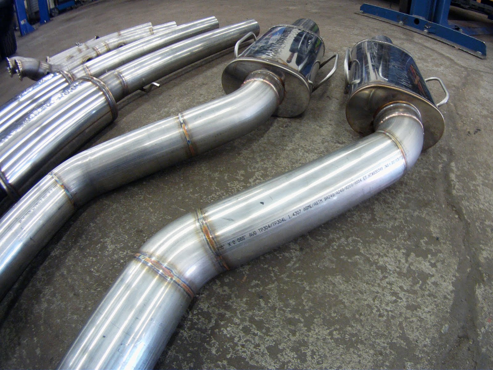 MaximumPSI Recent 304SS Exhaust Fabrication Pics