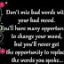 Don't Mix Bad Words With Your Bad Mood