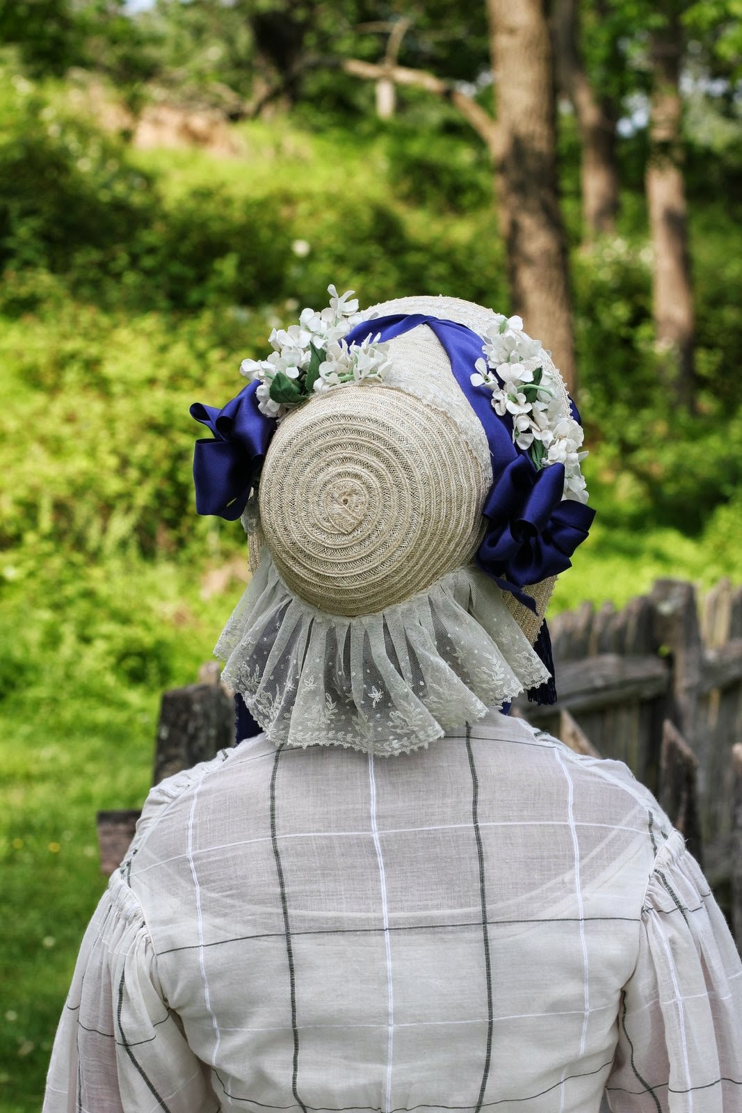 1860&rsquo;s straw bonnet. Double click on image to ENLARGE. | Victorian hats