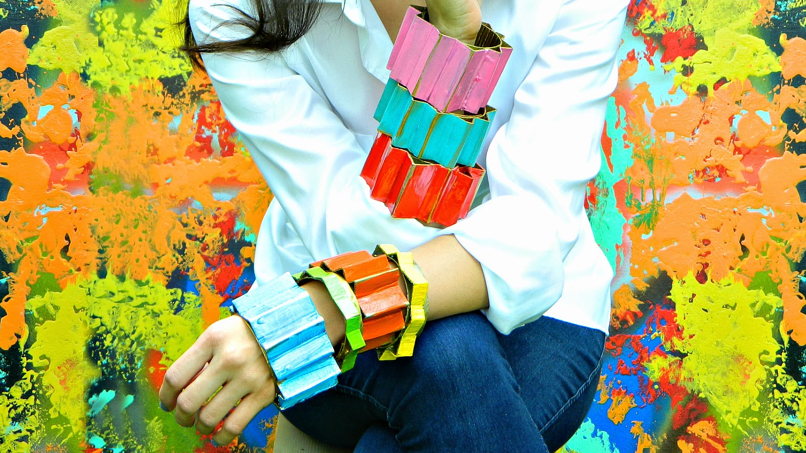 Mark Montano Couture Cardboard Cuffs DIY