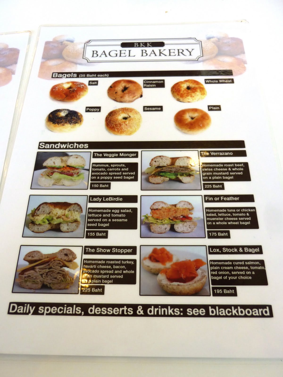 My Food Odyssey NYstyle bagels at last! BKK Bagel Bakery, Pathumwan
