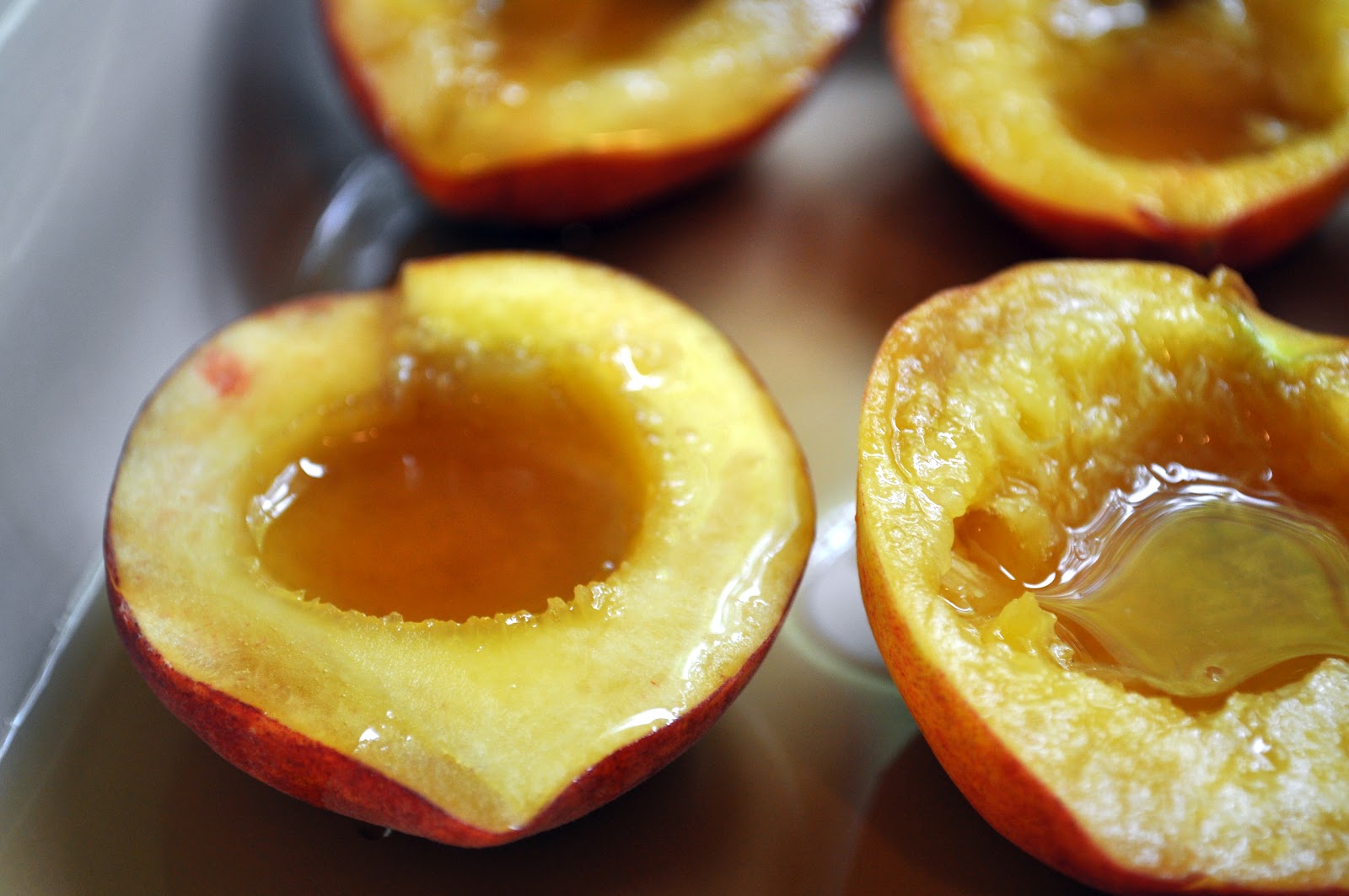 Our Italian Kitchen Stuffed Baked Peaches