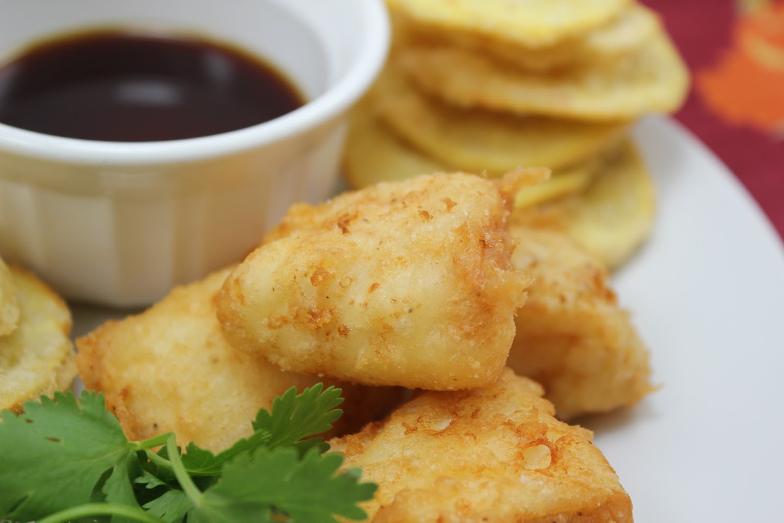 Thyme In Our Kitchen Emeril's OnePot Blogger Party Tempura Fish and Chips