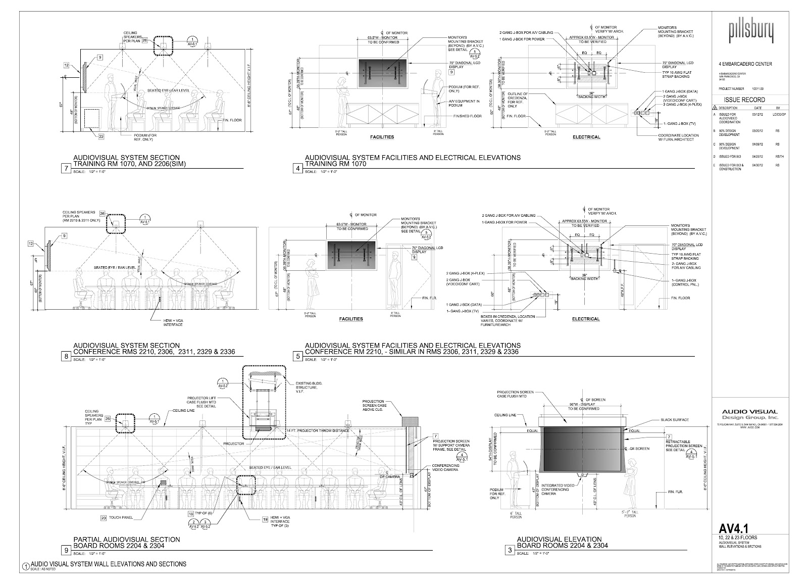 ARCXEN CAD Design Studio Audio Visual Engineering Drawings