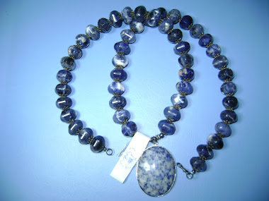 Sodalite Necklace With Pendant @ gemstonesbyatipat