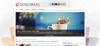 Design Mag Blogger Template Design For Design Related Blog's
