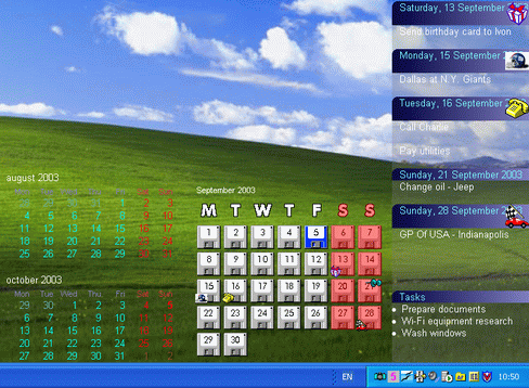 Active Desktop Calendar For Windows 8