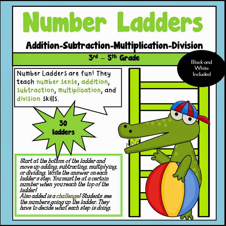 Teacher's TakeOut Number Ladders