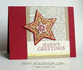 Stampin' Up! Bright & Beautiful Christmas Holiday Catalog Card