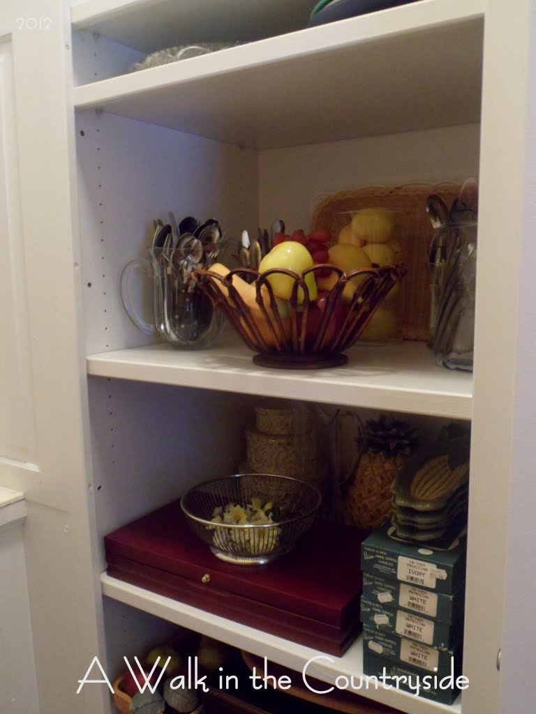 A Walk in the Countryside China Closet Reveal on a VERY Thrifty Budget