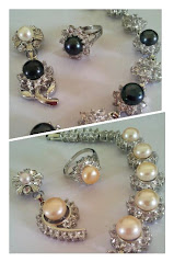 set GELANG + CINCIN + BROOCH