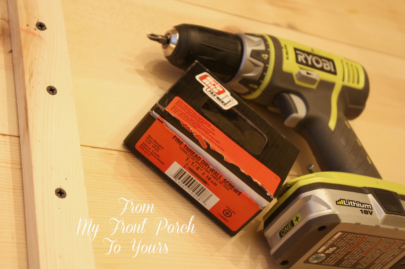 From My Front Porch To Yours DIY Wood Plank Table Top Reveal