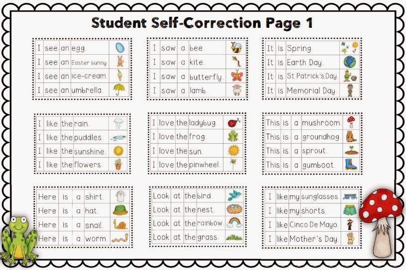 Making and Writing Spring Sentences for Kindergarten {vocab & sentence work} Making and Writing Spring Sentences for Kindergarten {vocab & sentence work}