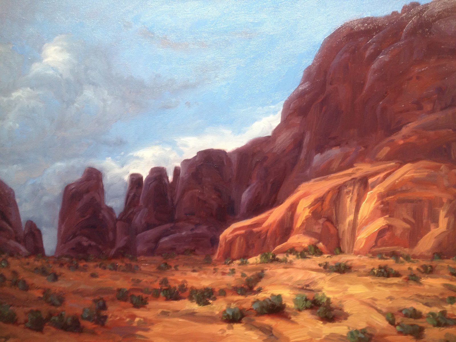 BRAD TEARE 112 Full value, full color underpainting