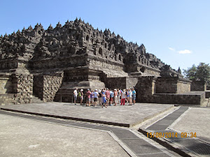 Borobudur Temple complex.