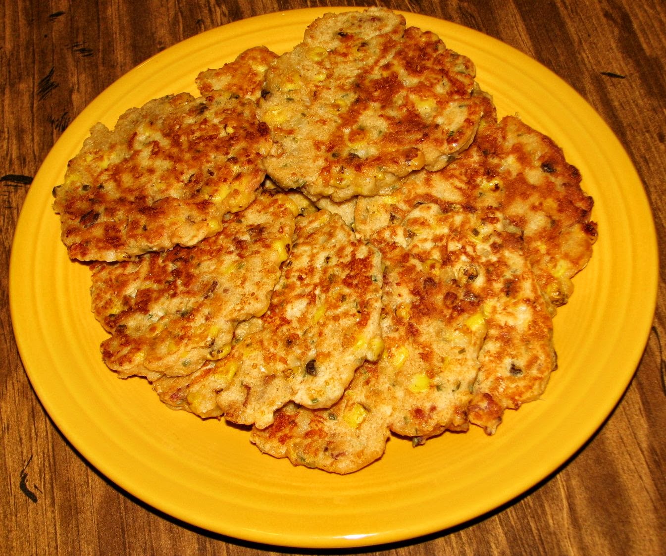 Shel's Kitchen Bacon and Corn Griddle Cakes
