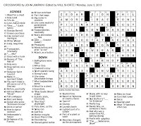 The New York Times Crossword in Gothic: 06.03.13 — Pigs