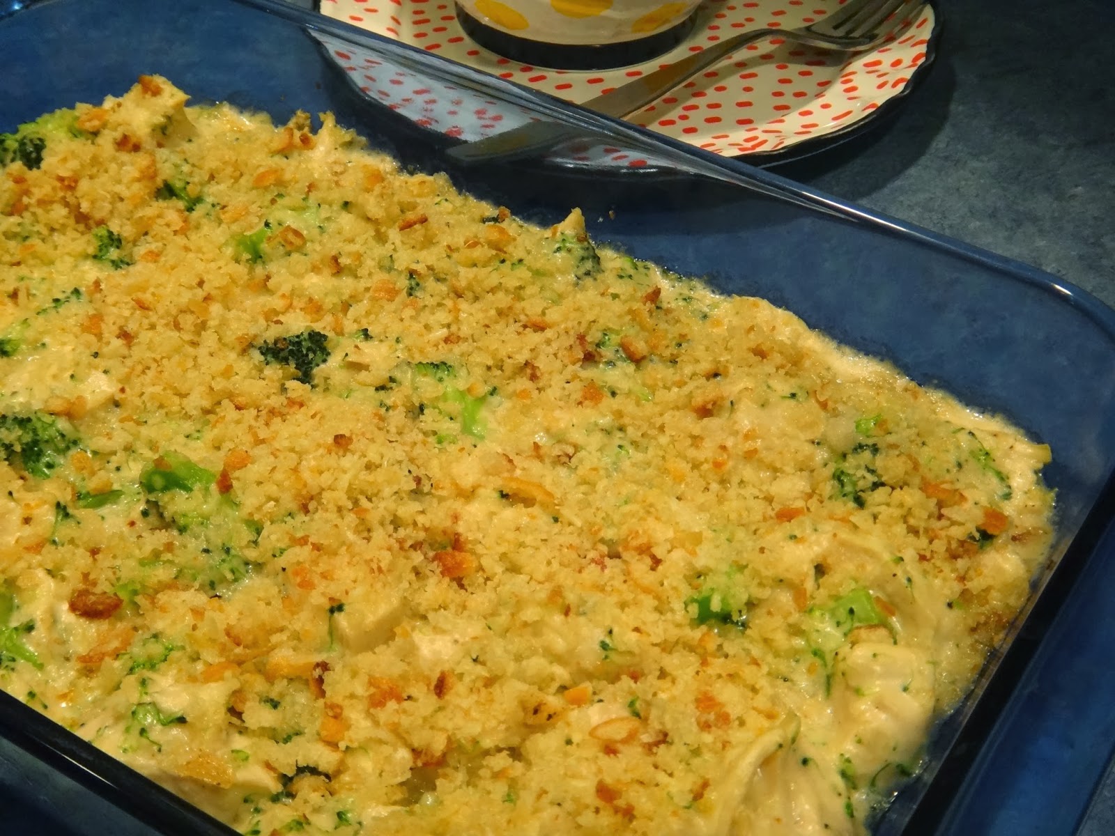 Creamy Chicken And Broccoli Gratin