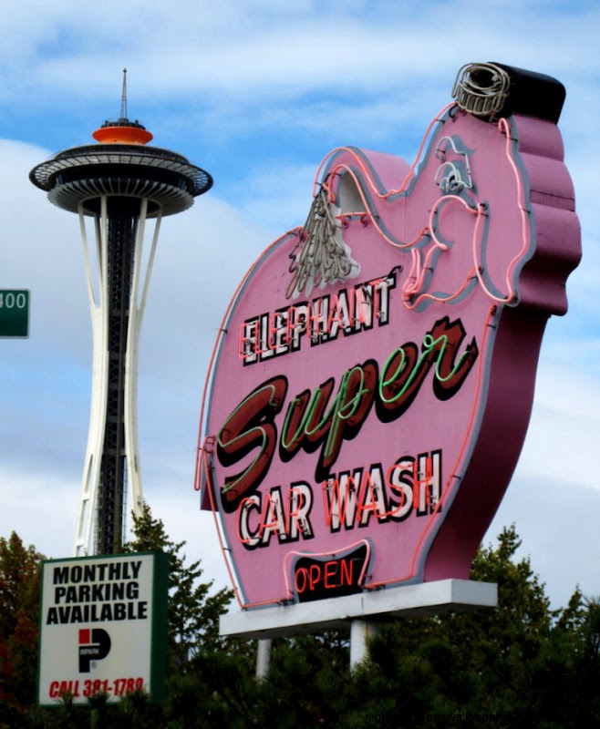 Elephant Super Car Wash and Space Needle … Flickr Elephant Super Car Wash and Space Needle … Flickr