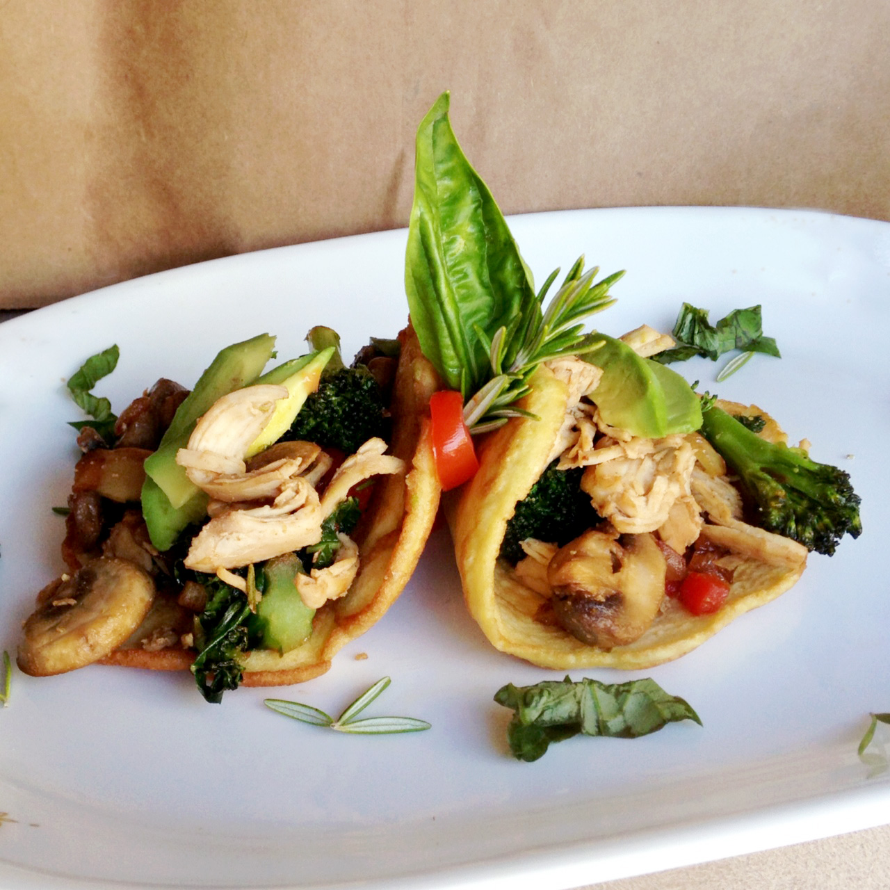 Live Right Be Healthy Chicken Tacos on a GrainFree Tortilla