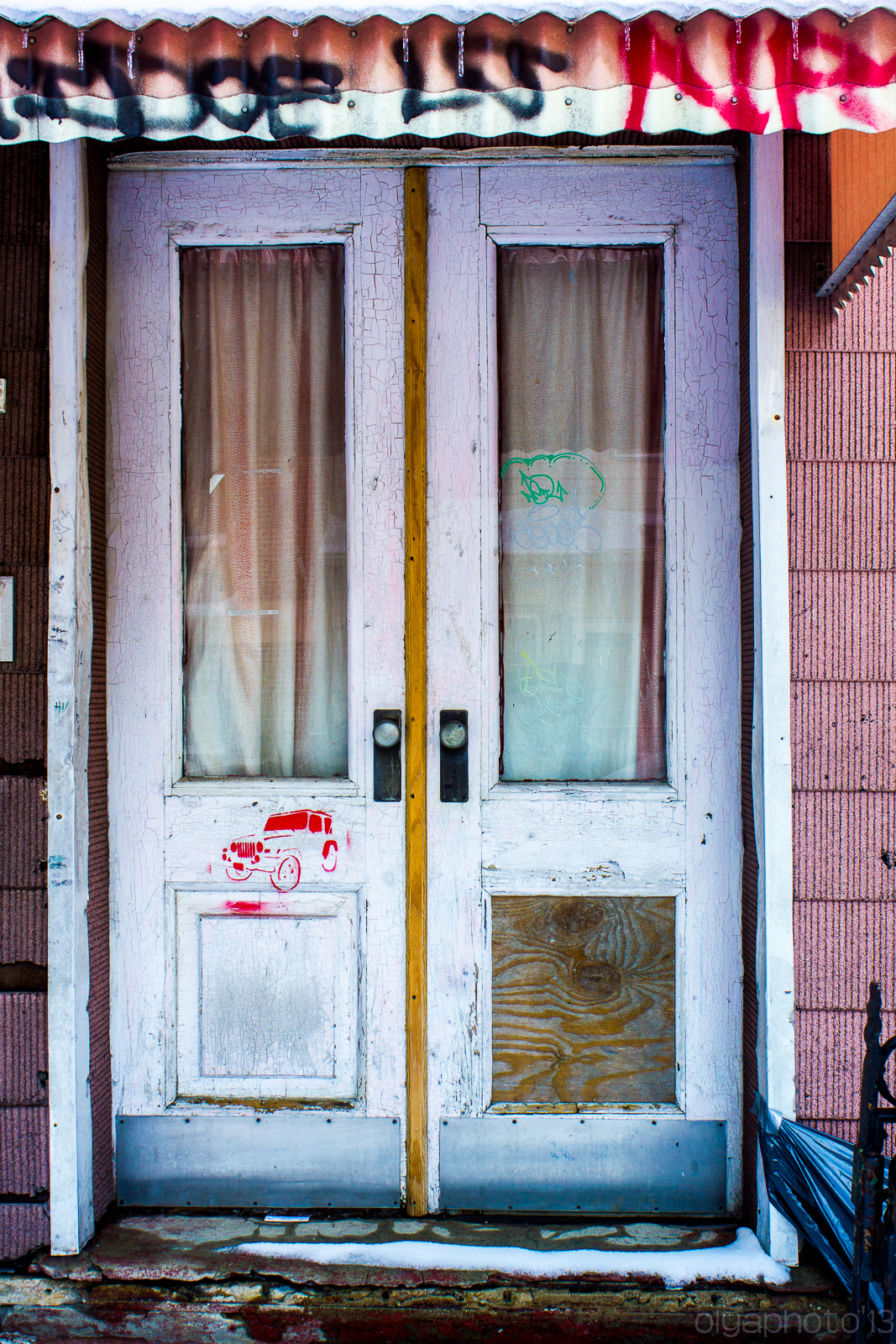 Olya's Urban Journal Day 256 Funky Door