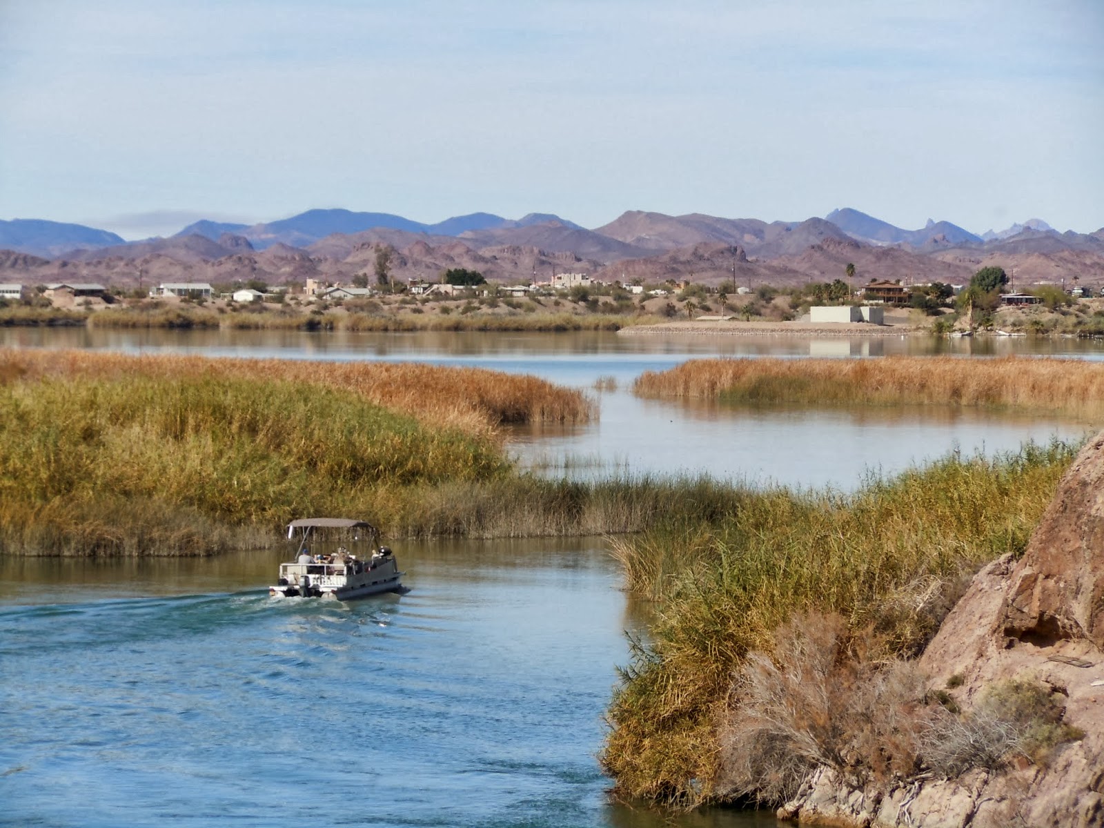 RV Voyageur Martinez Lake & Company For Dinner...
