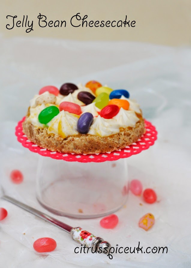 Jelly Bean Mini Cheesecakes for National Jelly Bean day 22nd April
