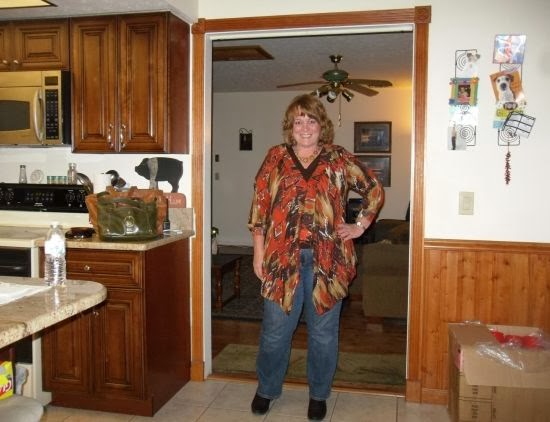 Here's the RTW cardi I used for the rub-off pattern.