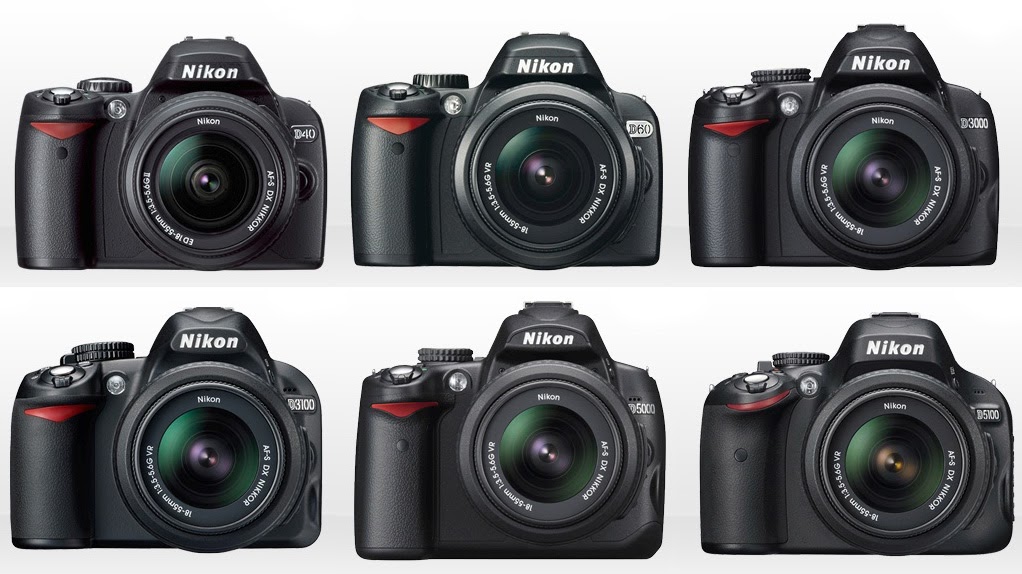 Nikon D5200 / D5100 / D5000 / D3300 / D3200 / D3100 / D3000 / D60 / D40