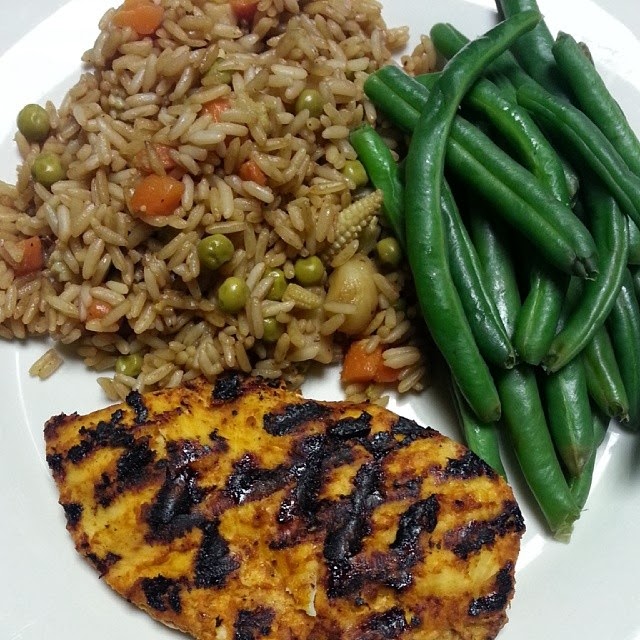 Shannon's Lightening the Load Trader Joe’s Satay Peanut Sauce Grilled