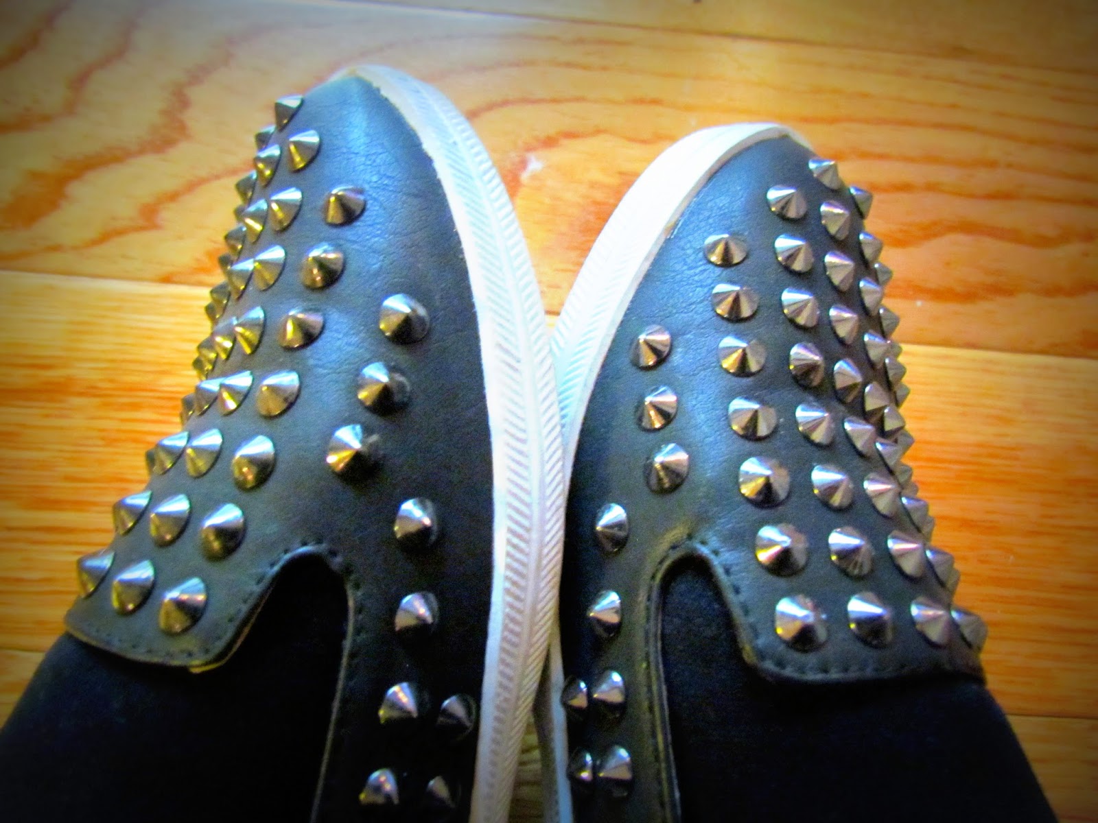 studded shoes by shellys london