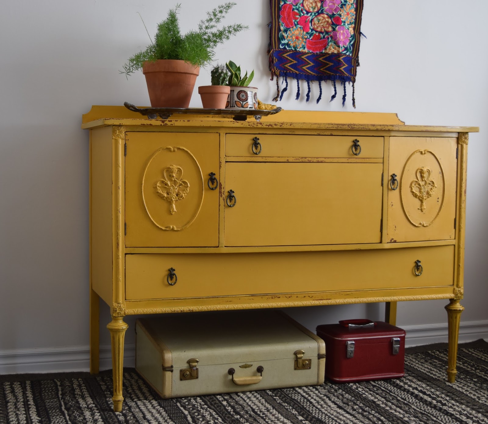 Poppyseed Creative Living Marigold Yellow Sideboard
