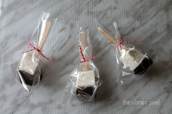 Christmas Treats Series: Hot Chocolate Sticks with Peppermint Tea Marshmallows