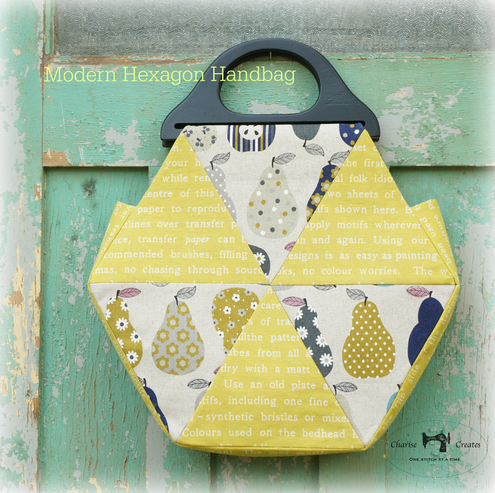 Charise Creates The Modern Hexagon Handbag a New Pattern!