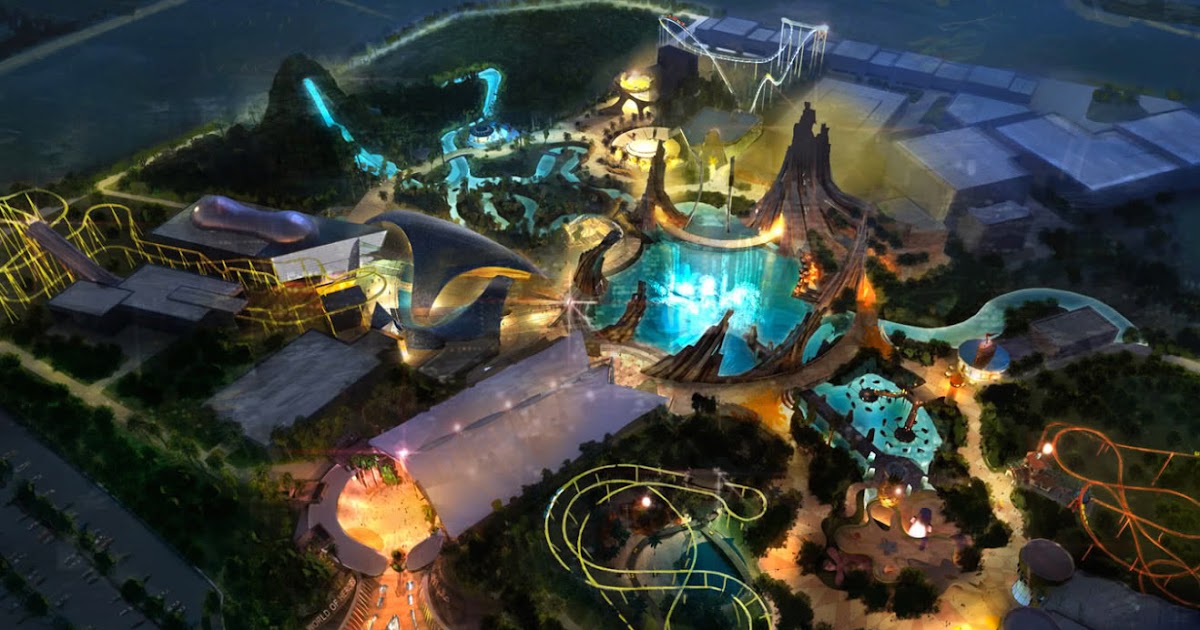 Theme Park in Dubai Marvel Super Heroes Park great building