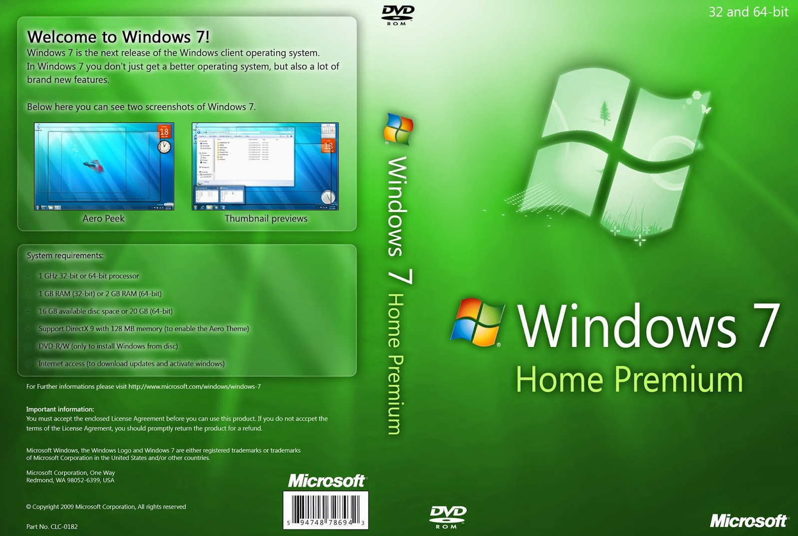 النسخة الأصلية الخام من ويندوز سفن هوم بريميم 2014 Windows 7 Home Premium SP1 للنواتين 32 و 64 بت للتحميل برابط واحد مباشر