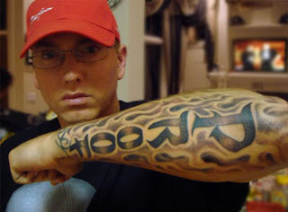Eminem Tattoo Removed