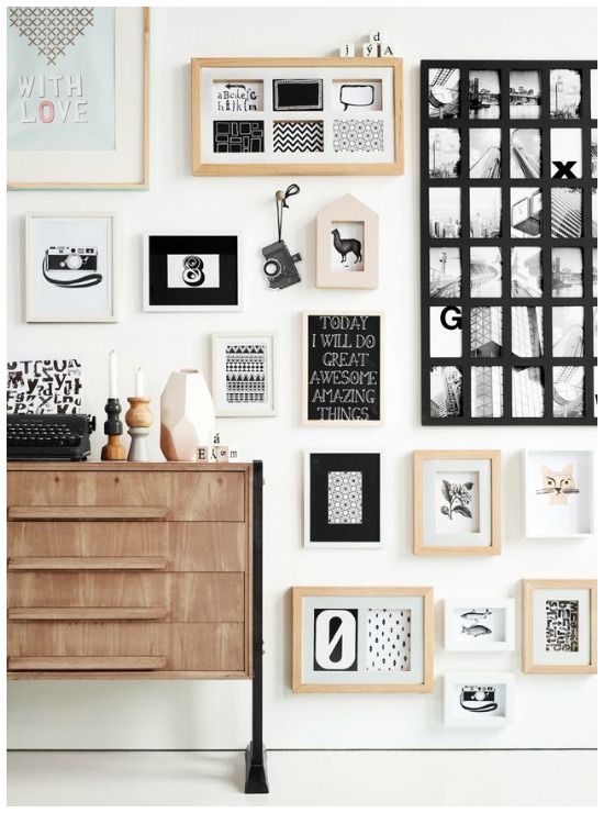 Passion shake Mixed frames wall gallery