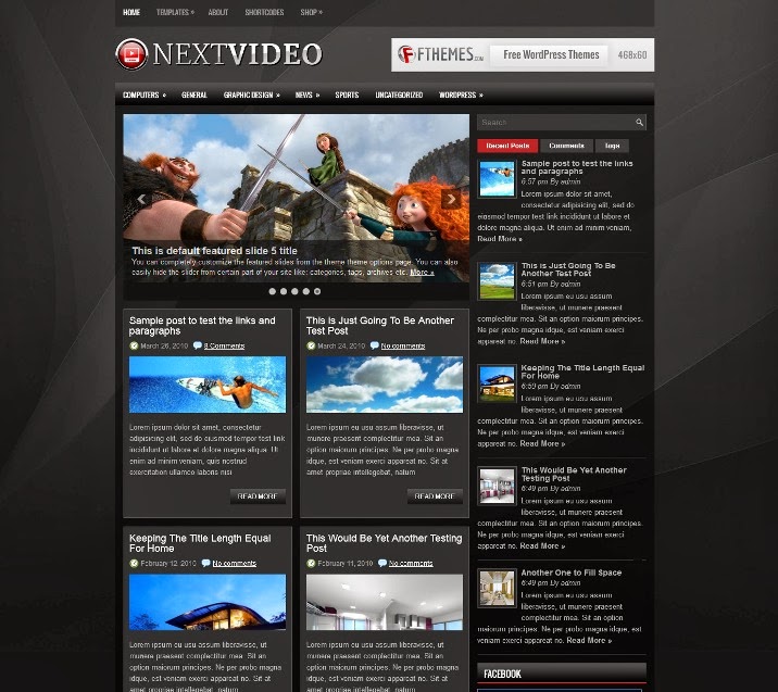 NextVideo - Free WordPress Theme