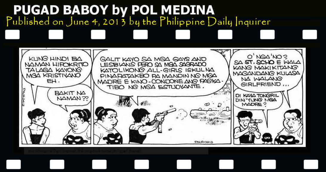 Image result for The controversial pugad baboy comic strip in Philippine Daily Inquirer