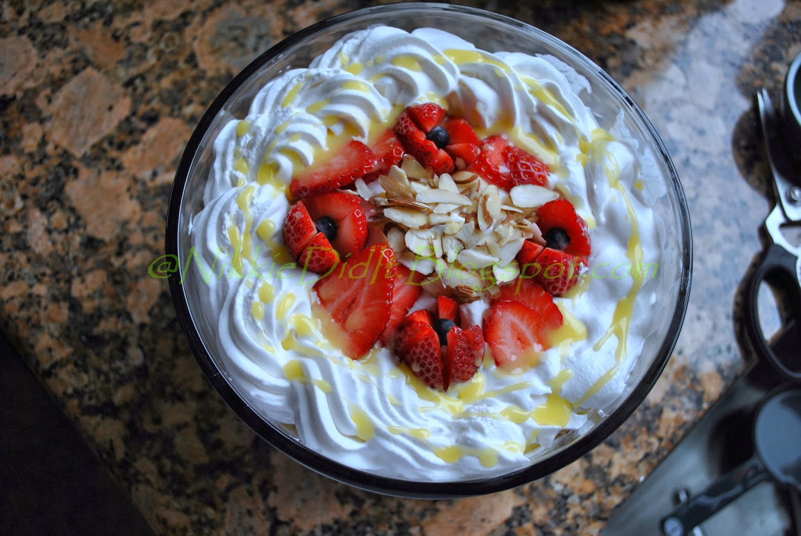 Strawberry Lemon Poppy Trifle Nikkie Did It